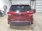 2018 Toyota Highlander Hybrid Limited Platinum Бордовый vin: 5TDDGRFH0JS046991
