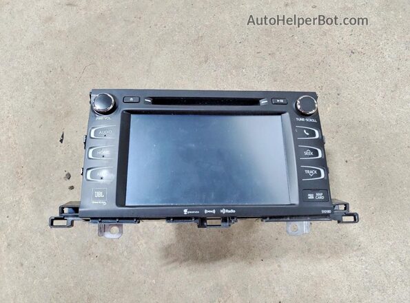5TDDGRFH0JS046991 2018 TOYOTA HIGHLANDER Бордовый Вид наклейки с VIN-кодом