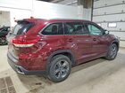 2018 Toyota Highlander Hybrid Limited Platinum Бордовый vin: 5TDDGRFH0JS046991