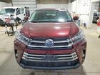 2018 Toyota Highlander Hybrid Limited Platinum Бордовый vin: 5TDDGRFH0JS046991