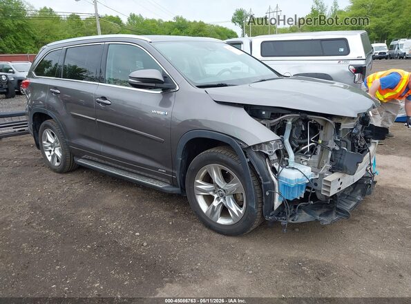 5TDDGRFH9JS045290 2018 TOYOTA LIMITED Серый Передняя правая четверть