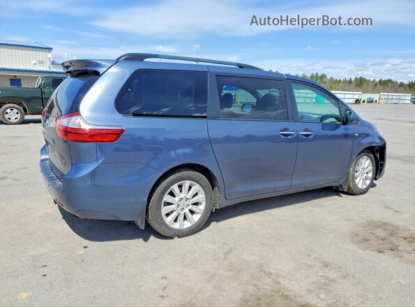 5TDDK3DC7GS137039 2016 TOYOTA SIENNA Blue Rear right