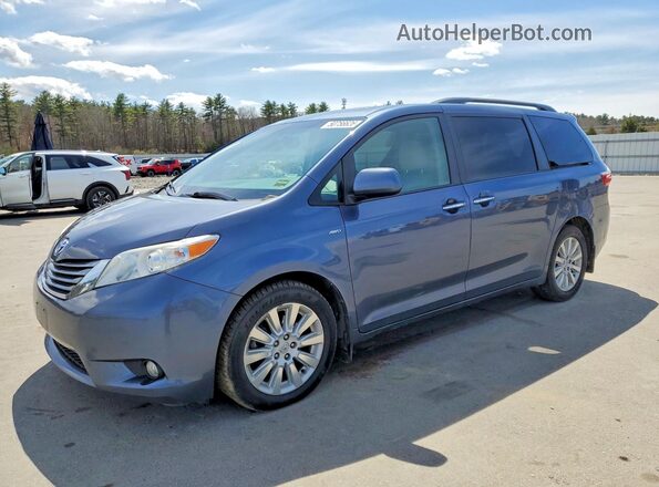5TDDK3DC7GS137039 2016 TOYOTA SIENNA Blue Front left
