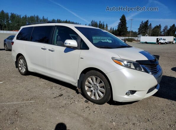 5TDDK3DCXGS144339 2016 TOYOTA SIENNA Белый Передняя правая четверть