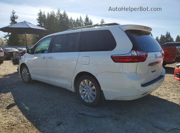 5TDDK3DCXGS144339 2016 TOYOTA SIENNA Белый Задняя левая четверть