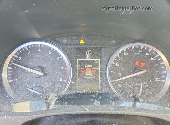 5TDDKRFH0GS308046 2016 TOYOTA HIGHLANDER Бордовый Вид щитка приборов