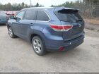 2016 Toyota Highlander Limited V6 Синий vin: 5TDDKRFH6GS344680