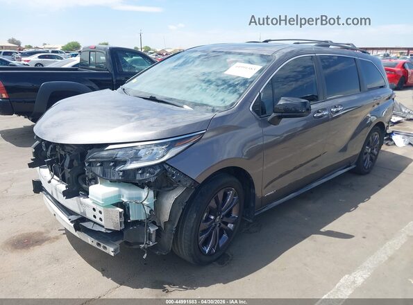 5TDDRKEC7MS070880 2021 TOYOTA SIENNA Серый Передняя левая четверть