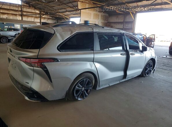 5TDDSKFC1SS166407 2025 TOYOTA SIENNA Silver Հետևի աջ