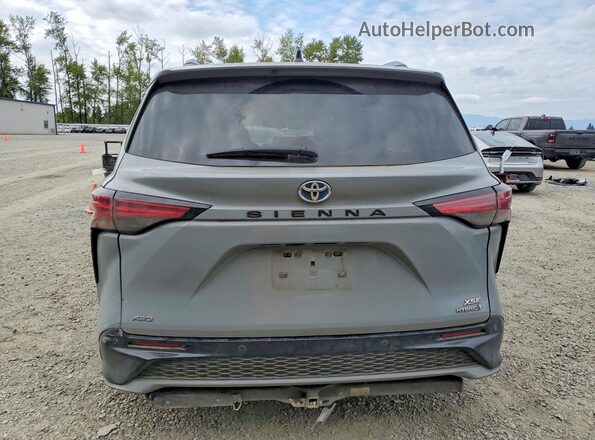 5TDDSKFCXPS091004 2023 TOYOTA SIENNA Серый Вид сзади