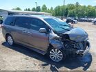 2017 Toyota Sienna Xle Premium 7 Passenger Gray vin: 5TDDZ3DC3HS153526