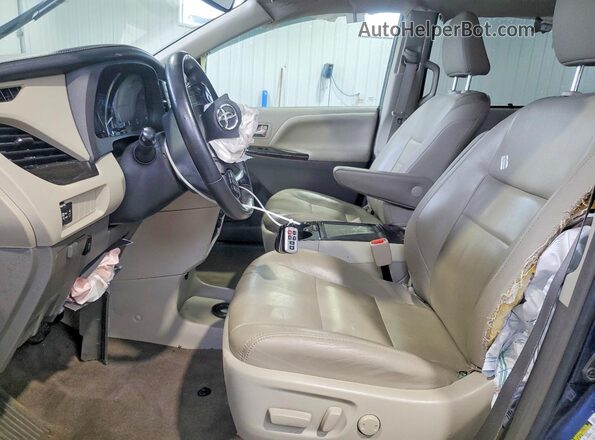 5TDDZ3DC3JS197497 2018 TOYOTA SIENNA Blue Սալոնի դիմացի տեսք