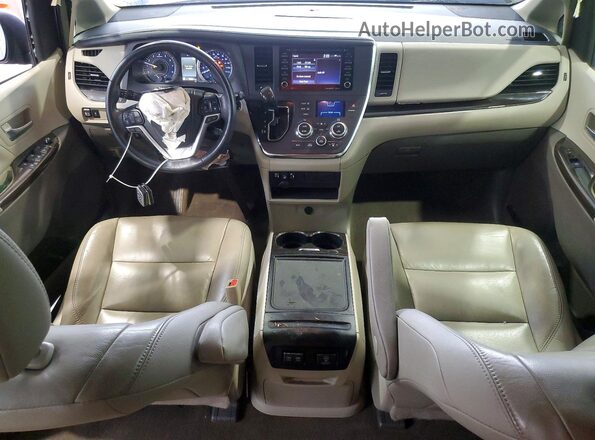 5TDDZ3DC3JS197497 2018 TOYOTA SIENNA Blue Առջևի վահանակի տեսք