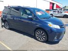 2019 Toyota Sienna Xle 7 Passenger Dark Blue vin: 5TDDZ3DC4KS223641