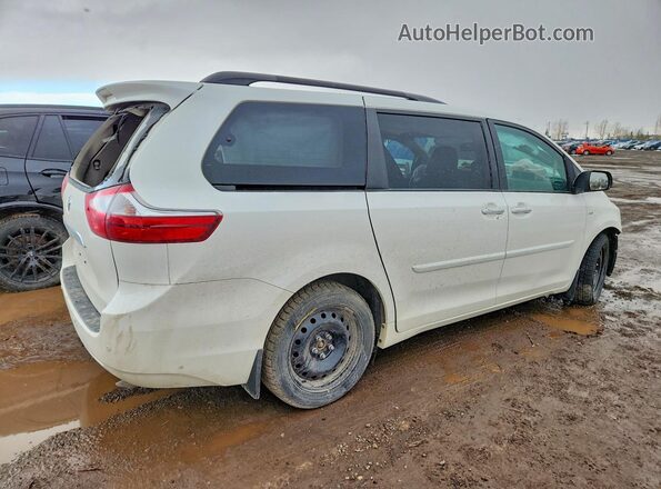 5TDDZ3DC7HS180552 2017 TOYOTA SIENNA Белый Задняя правая четверть