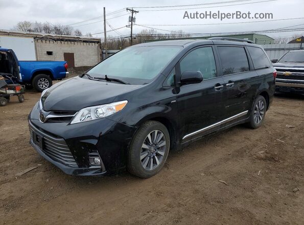 5TDDZ3DC7LS229497 2020 TOYOTA SIENNA Black Առջևի ձախ երեք քառորդ տեսարան
