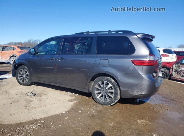 5TDDZ3DC8LS230674 2020 TOYOTA SIENNA Gray Задня ліва чверть