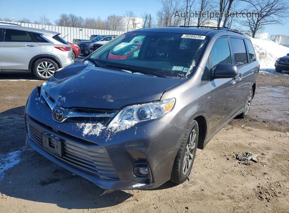 5TDDZ3DC8LS230674 2020 TOYOTA SIENNA Gray Передня ліва чверть