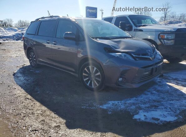 5TDDZ3DC8LS230674 2020 TOYOTA SIENNA Gray Передня права чверть