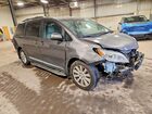 2017 Toyota Sienna Xle 7-passenger Silver vin: 5TDDZ3DC9HS173571
