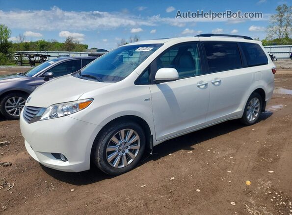 5TDDZ3DCXHS146458 2017 TOYOTA SIENNA Белый Передняя левая четверть