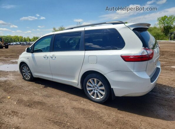 5TDDZ3DCXHS146458 2017 TOYOTA SIENNA Белый Задняя левая четверть