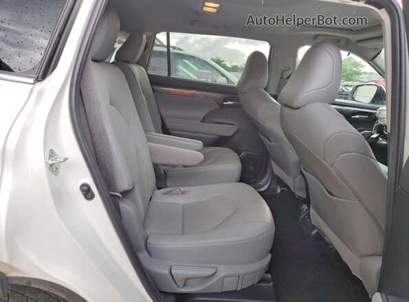 5TDDZRBH1LS023710 2020 TOYOTA HIGHLANDER Белый Вид задней части салона