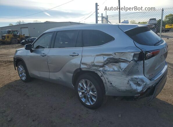 5TDDZRBH2LS045053 2020 TOYOTA HIGHLANDER Silver Задня ліва чверть