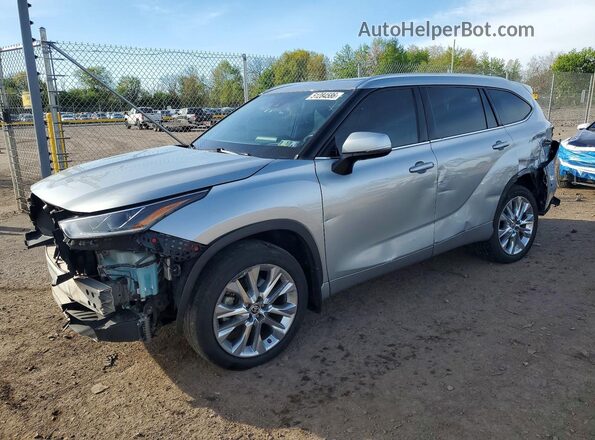 5TDDZRBH2LS045053 2020 TOYOTA HIGHLANDER Silver Передня ліва чверть