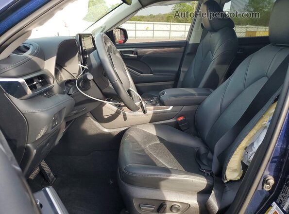 5TDDZRBH4MS556524 2021 TOYOTA LIMITED Синий Вид салона спереди