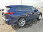 2021 Toyota Highlander Limited Синий vin: 5TDDZRBH4MS556524
