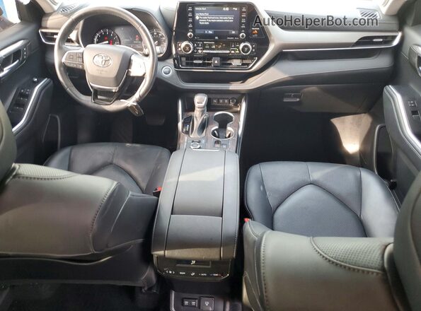 5TDDZRBH4MS556524 2021 TOYOTA LIMITED Синий Вид панели приборов