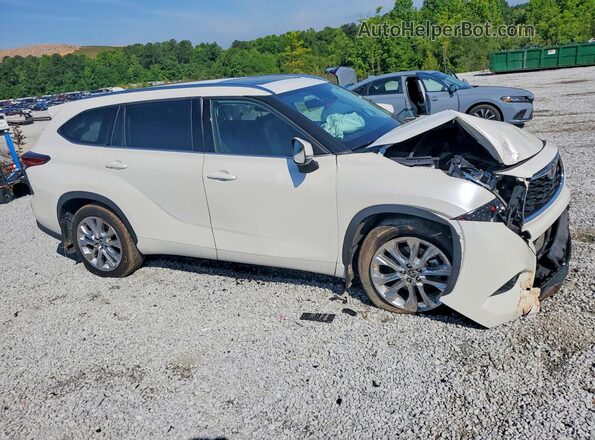 5TDDZRBH8MS068404 2021 TOYOTA HIGHLANDER Белый Передняя правая четверть