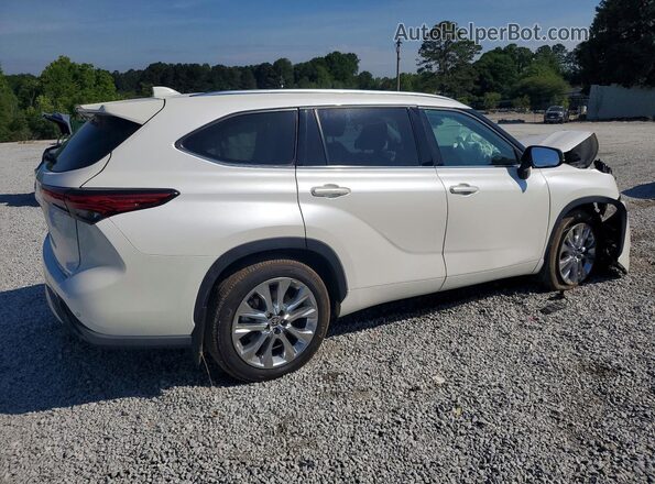 5TDDZRBH8MS068404 2021 TOYOTA HIGHLANDER Белый Задняя правая четверть