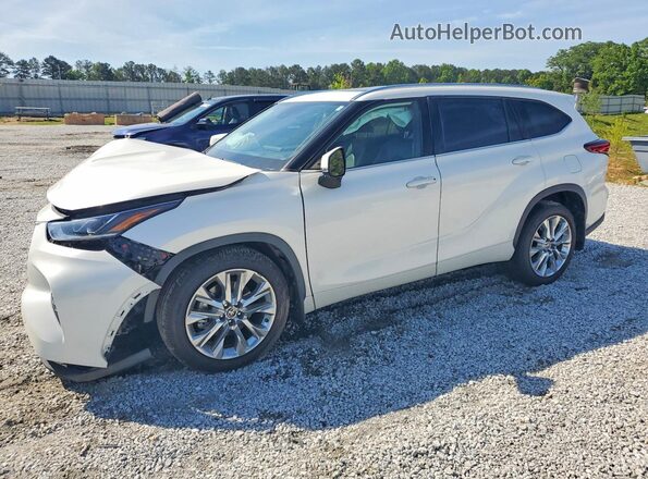 5TDDZRBH8MS068404 2021 TOYOTA HIGHLANDER Белый Передняя левая четверть