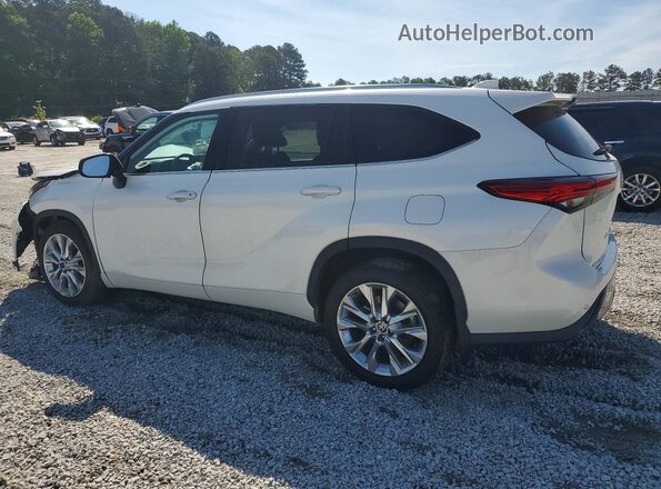 5TDDZRBH8MS068404 2021 TOYOTA HIGHLANDER Белый Задняя левая четверть
