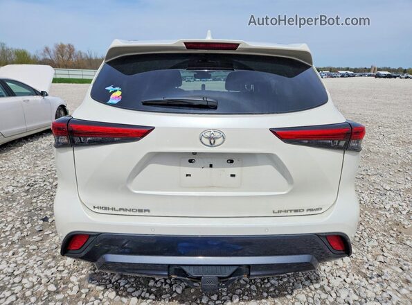 5TDDZRBH8MS141576 2021 TOYOTA HIGHLANDER White Rear view