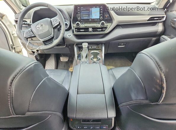 5TDDZRBH8MS141576 2021 TOYOTA HIGHLANDER White Dashboard view