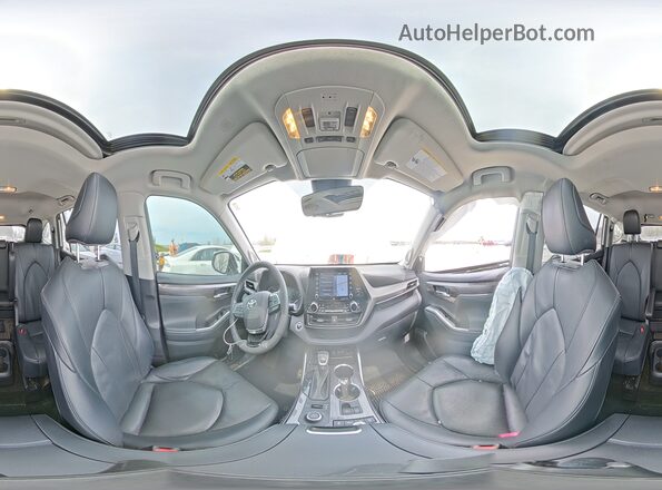 5TDDZRBH8MS141576 2021 TOYOTA HIGHLANDER White 360 interior view