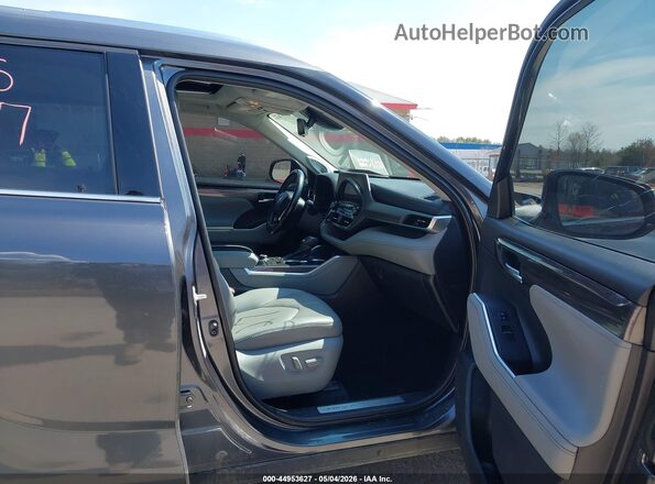 5TDDZRBH9LS054803 2020 TOYOTA LIMITED Серый Вид салона спереди