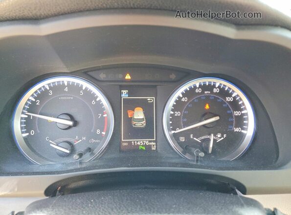 5TDDZRFH0HS453469 2017 TOYOTA HIGHLANDER Серый Вид щитка приборов