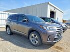 2017 Toyota Highlander Limited Серый vin: 5TDDZRFH0HS453469