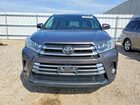 2017 Toyota Highlander Limited Серый vin: 5TDDZRFH0HS453469