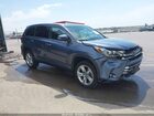 2018 Toyota Highlander Limited Blue vin: 5TDDZRFH0JS880320