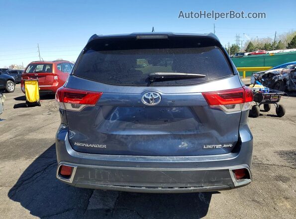 5TDDZRFH1JS907928 2018 TOYOTA LIMITED Серый Вид сзади