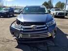 2018 Toyota Highlander Limited Platinum Серый vin: 5TDDZRFH1JS907928