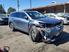 2018 Toyota Highlander Limited Platinum Серый vin: 5TDDZRFH1JS907928