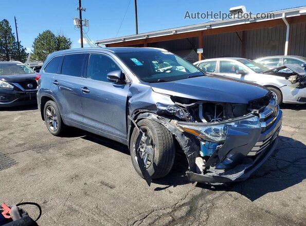 5TDDZRFH1JS907928 2018 TOYOTA LIMITED Серый Передняя правая четверть