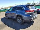 2018 Toyota Highlander Limited Platinum Серый vin: 5TDDZRFH1JS907928