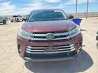 2017 Toyota Highlander Limited Platinum Темно-бордовый vin: 5TDDZRFH2HS481368